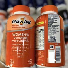 Viên uống One A Day Women's Multivitamin 300 viên - Vitamin và Khoáng chất bổ sung cho phụ nữ dưới 50 tuổi, hàng chính hãng Mỹ