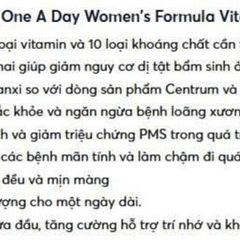 Viên uống One A Day Women's Multivitamin 300 viên - Vitamin và Khoáng chất bổ sung cho phụ nữ dưới 50 tuổi, hàng chính hãng Mỹ