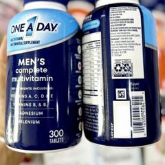 Viên uống Vitamin Tổng Hợp One A Day cho Nam Dưới 50 Tuổi - 300 Viên, Hàng Mỹ Chính Hãng, Hỗ Trợ Sức Khỏe Toàn Diện