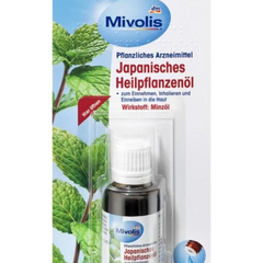 Tinh Dầu Bạc Hà Mivolis Đức 30ml - 100% Nguyên Chất, Hỗ Trợ Xông Mũi, Giảm Đau, Tiêu Hóa, Dùng Bôi Ngoài, Pha Uống
