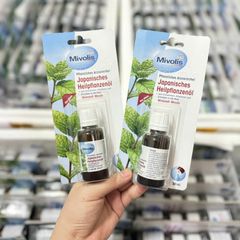 Tinh Dầu Bạc Hà Mivolis Đức 30ml - 100% Nguyên Chất, Hỗ Trợ Xông Mũi, Giảm Đau, Tiêu Hóa, Dùng Bôi Ngoài, Pha Uống