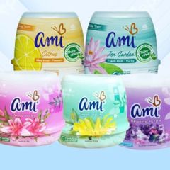 Sáp Thơm Khử Mùi Phòng Ami Hương Hoa Oải Hương 200g - Sản Phẩm Tự Nhiên, Khử Mùi Hiệu Quả và Làm Tươi Mát Không Gian Sống