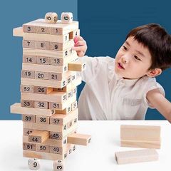 Bộ Đồ Chơi Rút Gỗ Màu Sắc Sinh Động - Chất Liệu Gỗ Cao Su An Toàn Dành Cho Trẻ 3-5 Tuổi - Giải Trí và Phát Triển Kỹ Năng