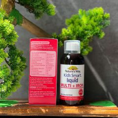 Siro bổ sung sắt và vitamin cho trẻ - Nature's Way Kids Smart Liquid Multi + Iron 200ml - Hỗ trợ sức khỏe, tăng cường miễn dịch hiệu quả