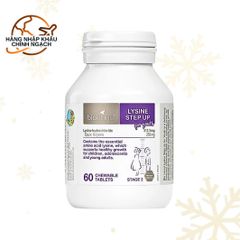 Viên Uống Bio Island Lysine Step Up cho Trẻ Em - Tăng Cảm Giác Ăn Ngon, Hỗ Trợ Phát Triển Chiều Cao và Khỏe Mạnh (60 Viên)