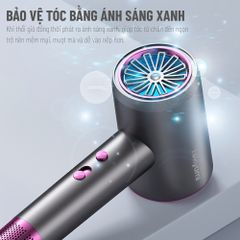 Máy Sấy Tóc TEKYOMI STL-8878Pro 2000W - Công Nghệ BlueLight & Ion Âm, 6 Chế Độ, Chuẩn Salon Tại Nhà, Sấy Nhanh, Bảo Vệ Tóc