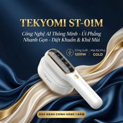 Bàn Ủi Hơi Nước Cầm Tay TEKYOMI ST-01M 1200W - Công Nghệ AI, Diệt Khuẩn và Khử Mùi, 5 Chế Độ Ủi Nhanh Tiện Lợi