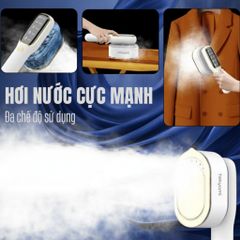 Bàn Ủi Hơi Nước Cầm Tay TEKYOMI ST-01M 1200W - Công Nghệ AI, Diệt Khuẩn và Khử Mùi, 5 Chế Độ Ủi Nhanh Tiện Lợi