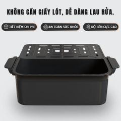 Nồi Chiên Không Dầu Tekyomi NC-01 12L 1800W - Cửa Sổ Quan Sát 270°, Công Nghệ Rapid Air, Màn Hình Cảm Ứng, Đa Chế Độ Nấu