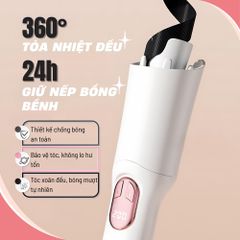 Máy Uốn Tóc Không Dây TEKYOMI MT-01 - Công Nghệ Ceramic và Ion Âm, Tích Hợp Pin 5000mAh, Sạc Nhanh Type-C, Uốn Tóc Siêu Nhanh 30s