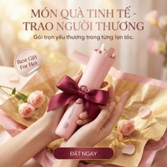 Máy Uốn Tóc Không Dây TEKYOMI MT-01 - Công Nghệ Ceramic và Ion Âm, Tích Hợp Pin 5000mAh, Sạc Nhanh Type-C, Uốn Tóc Siêu Nhanh 30s