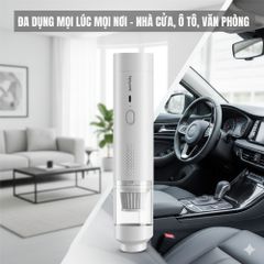 Máy Hút Bụi Cầm Tay Mini TEKYOMI EG-121 - Công Suất 120W, Lực Hút 8000Pa, Thiết Kế Giảm Tiếng Ồn, Đa Năng Cho Gia Đình & Ô Tô