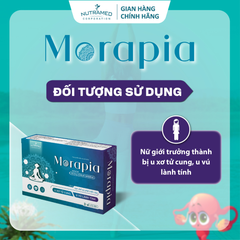 Viên uống Morapia hỗ trợ hạn chế u xơ tử cung cho nữ giới - Thực phẩm chức năng thiên nhiên 30 viên