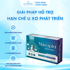 Viên uống Morapia hỗ trợ hạn chế u xơ tử cung cho nữ giới - Thực phẩm chức năng thiên nhiên 30 viên