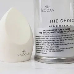 Bông Trang Điểm Vacosi Pro Flat Blender PHO2 - Bông Tán Nền Mượt Mà, Tiện Dụng Cho Kỹ Thuật Trang Điểm Chuyên Nghiệp