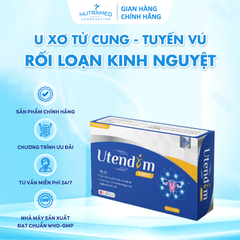Viên uống Utendim Forte hỗ trợ cải thiện u xơ tử cung và tuyến vú - 100% thiên nhiên, 30 viên bổ trợ sức khỏe nữ giới
