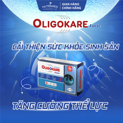 Oligokare Forte - Viên Uống Bổ Sung Dinh Dưỡng Tăng Cường Sinh Lực Cho Nam Giới Hiếm Muộn, Hỗ Trợ Tinh Trùng Khỏe Mạnh