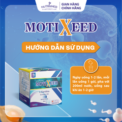 Viên Uống Motixeed Hỗ Trợ Sinh Lực Nam Giới - Tăng Cường Khả Năng Thụ Thai, Hỗ Trợ Đàn Ông Hiếm Muộn, 30 Gói x 5g