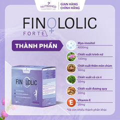 Gói uống Finololic Forte hỗ trợ giúp tăng khả năng thụ thai cho phụ nữ