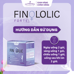 Gói uống Finololic Forte hỗ trợ giúp tăng khả năng thụ thai cho phụ nữ