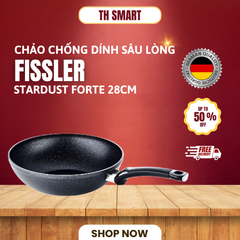 Chảo Fissler Stardust Forte 28cm - Chất Chống Dính Siêu Bền Made in Germany, Đáy Cookstar Phân Phối Nhiệt Hoàn Hảo