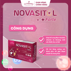 Viên uống Novasitol Forte hỗ trợ cho phụ nữ dự định có thai