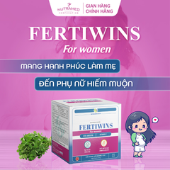 Fertiwins For Women - Viên Uống Bổ Sung Myo-Inositol và Vitamin Hỗ Trợ Tăng Cường Khả Năng Mang Thai (30 Gói)