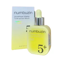 Tinh Chất Chống Nắng Nâng Tone Numbuzin No.5 SPF50+ 30ml – Dưỡng Sáng Da, Glutathione & Vitamin