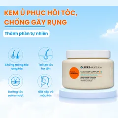 Kem Ủ Tóc Olexrs+ Hair Salon Collagen 500ml – Phục Hồi Tóc Hư Tổn, Mượt Tóc, Giảm Gãy Rụng