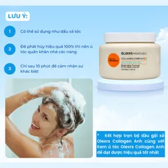 Kem Ủ Tóc Olexrs+ Hair Salon Collagen 500ml – Phục Hồi Tóc Hư Tổn, Mượt Tóc, Giảm Gãy Rụng