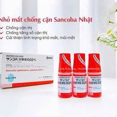 Thuốc Nhỏ Mắt Sancoba Nhật Bản 5ml - Giảm Mỏi Mắt, Bảo Vệ Giác Mạc, Duy Trì Sức Khỏe Cho Mắt, Vitamin B12 Hỗ Trợ Ủy Quyền