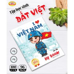 Tập Học Sinh A5 Cao Cấp 96 Trang - 4 Ô Ly Caro, Định Lượng 100Gsm, Giấy Trắng Độ Sạch Cao - Văn Phòng Phẩm Chính Hãng