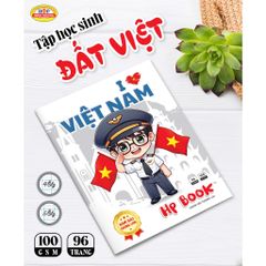 Tập Học Sinh A5 Cao Cấp 96 Trang - 4 Ô Ly Caro, Định Lượng 100Gsm, Giấy Trắng Độ Sạch Cao - Văn Phòng Phẩm Chính Hãng