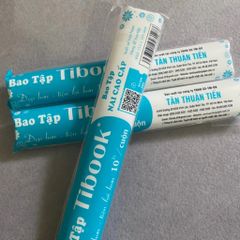 Bìa Bao Tập Vở Học Sinh A5 Tibook Con Nai Cao Cấp (10 Cái) - Nhựa OPP Chất Lượng 155x205mm