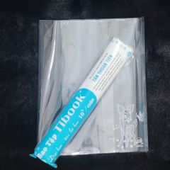 Bìa Bao Tập Vở Học Sinh A5 Tibook Con Nai Cao Cấp (10 Cái) - Nhựa OPP Chất Lượng 155x205mm