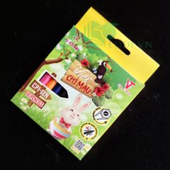 Hộp Bút Chì 12 Màu G-Star CP1 - Bút Chì Màu Ngắn, Sắc Nét Cho Học Sinh, Tô Màu Sáng Tạo, Chính Hãng 100%