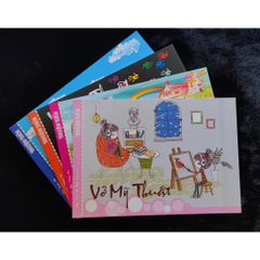 Lốc 10 Quyển Tập Vẽ Mỹ Thuật A4 100Gsm - 40 Trang (20 Tờ) - Giá Sỉ, Vật Dụng Học Tập Cho Bé Sáng Tạo