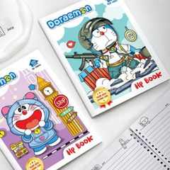 Tập Học Sinh Cao Cấp A5 Doraemon 96 Trang - Bộ 5 Quyển 120gsm 4 Ô Ly, Giấy Viết Không Lem, Học Tập Tiện Lợi