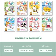 Combo 10 Quyển Tập A5 80Gsm 96 Trang 4 Ôly + 5 Bút Bi Nến IT35 - Vở Học Sinh Cao Cấp, Dụng Cụ Học Tập Tiện Lợi