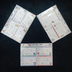 Tệp Nhãn Dán Tập Vở Học Sinh Siêu Cute - Bộ 40 Nhãn Trang Trí Dễ Thương Cho Học Tập và Ghi Chú
