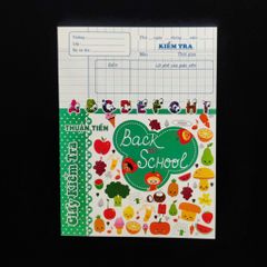 Tập Giấy Kiểm Tra Thuận Tiến 80 Gsm - 4 Ô Ly Caro, 80 Trang Dành Cho Học Sinh, Giấy Chính Hãng Văn Phòng Phẩm Chất Lượng