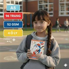 Tập Vở Học Sinh 52 Gsm Mỏng - 10 Quyển/ Lốc, 96 Trang, Giấy Mịn Dễ Viết, Phù Hợp Bút Bi - Giá Rẻ Chất Lượng Cao