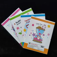 ✅ [10 Quyển - 80 Gsm] Tập Học Sinh A5 Cao Cấp Dana Book 96 trang - 4 Ô Ly Caro