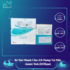 Kit Thử Nhanh Cúm A/B Fastep - Xét Nghiệm Miễn Dịch 20 Test, Phát Hiện Virus Cúm Nhanh Chóng và Chính Xác
