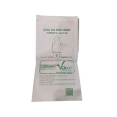 Găng tay y tế phẫu thuật tiệt trùng Vglove Khải Hoàn Size 6.0-7.5 - Bảo vệ tay chuyên dụng, ngăn ngừa lây nhiễm, chất lượng cao