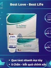 Hộp 25 Que Test Nhanh Ma Túy Tổng Hợp FaStep USA - Phát Hiện Meth, THC, Ecstasy, Morphine Tại Nhà Trong 5 Phút