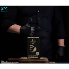 Thùng 1000 Chiếc Găng tay cao su nitrile màu đen Sgloves