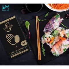 Thùng 1000 Chiếc Găng tay cao su nitrile màu đen Sgloves