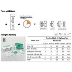 Que Test Nhanh Covid-19 Trueline SARS-CoV-2 - Phát Hiện Kháng Nguyên Tại Nhà, Độ Nhạy 96.3%