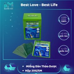 Miếng Dán Giảm Đau Thảo Dược Hayachi 12h - Chữa Bầm Tím, Bong Gân, Đau Lưng, Đau Cơ Khớp - Sử Dụng Ngoài Da, An Toàn Hữu Hiệu